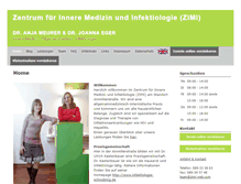Tablet Screenshot of infektiologie-muenchen.de